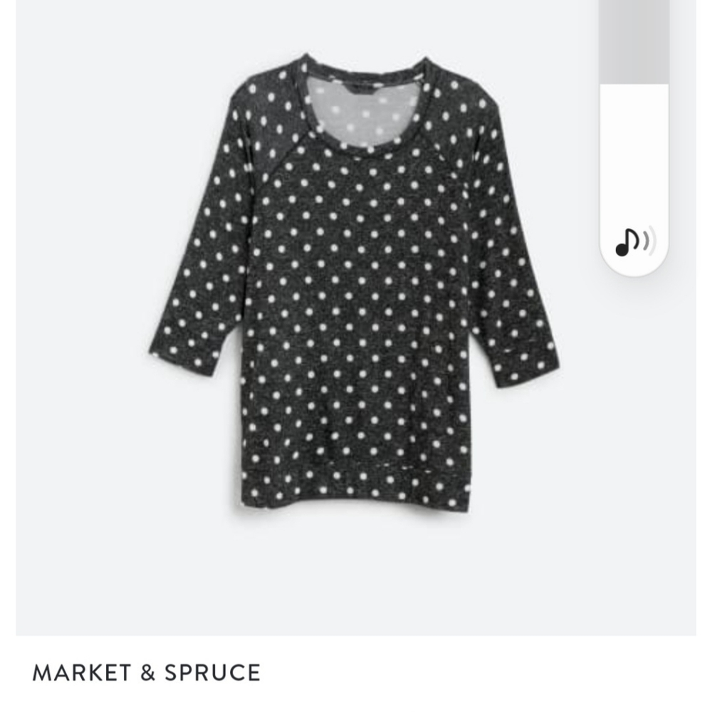 MARKET AND SPRUCE 3/4 SLEEVE TOP